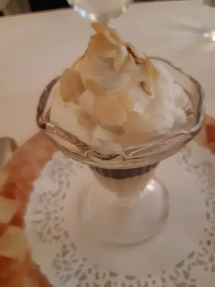 Dessert Glace Coupe Dame Blanche