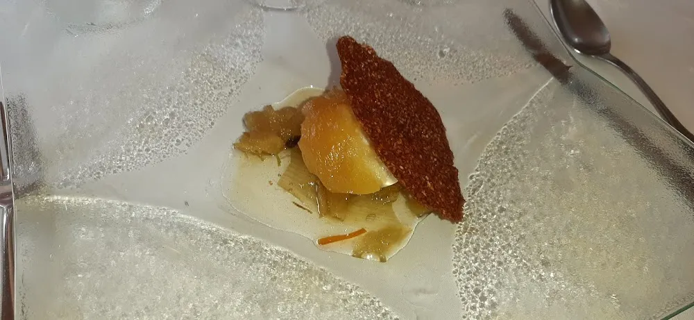 Fenouil Confit Et Sorbet Vanille